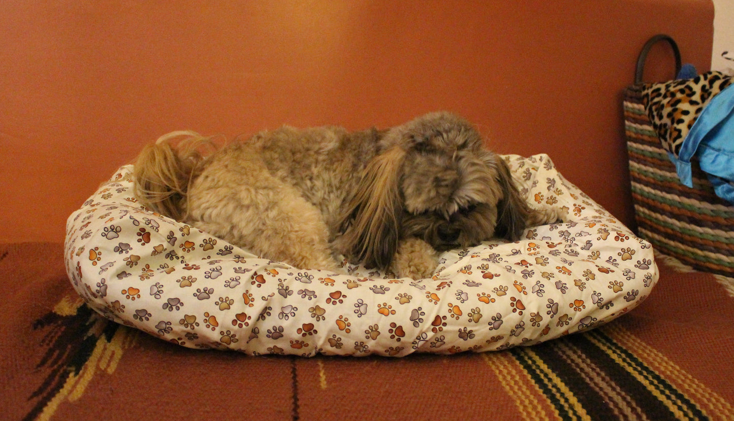 Rectangle Pet Bed Cover - Paws Everywhere