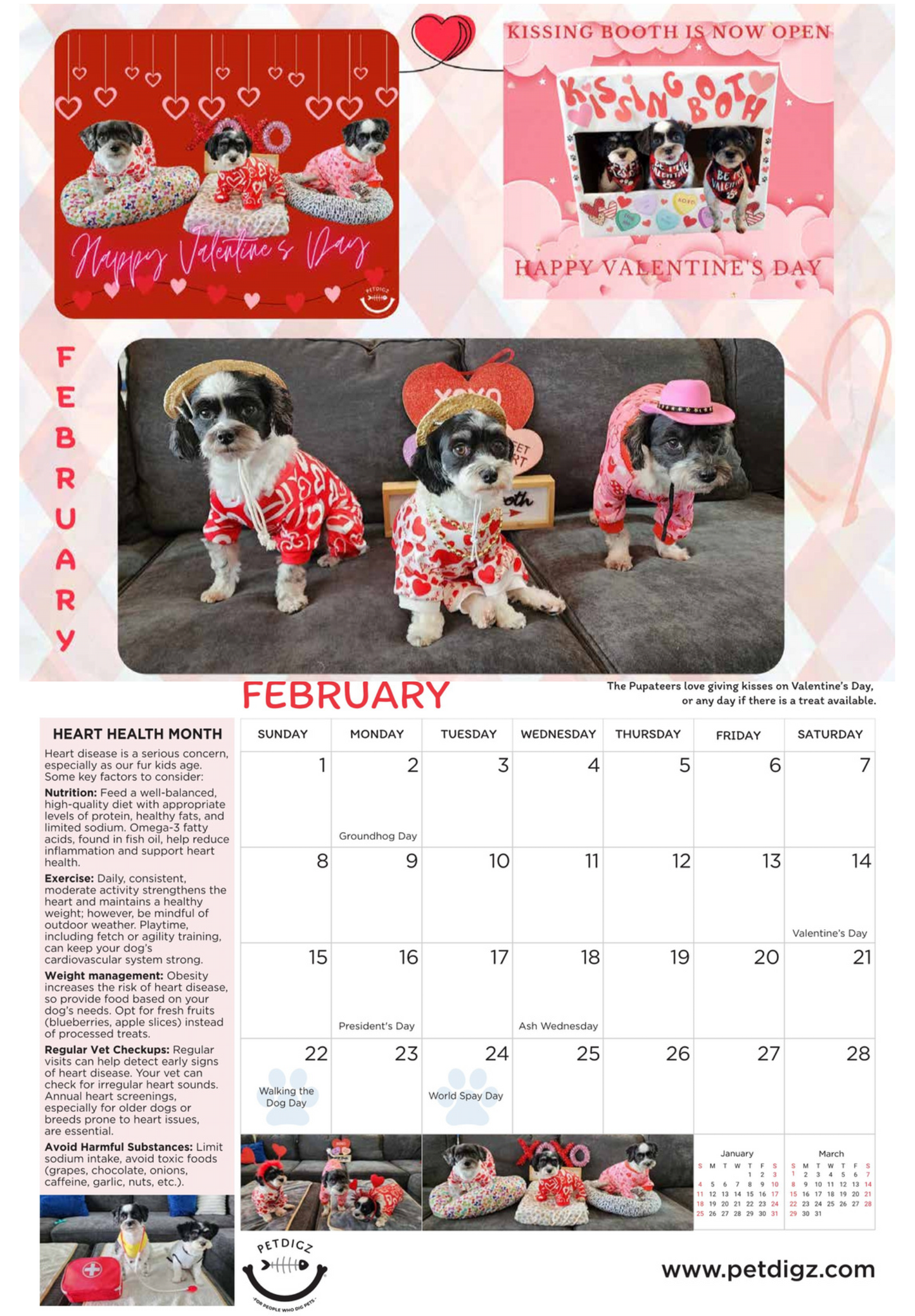 2026 Pupateers Pawsitive Living Calendar